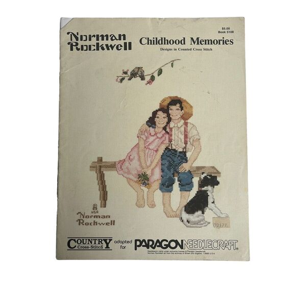 Other - Norman‎ Rockwell Counted Cross Stitch Designs Childhood Memories Paragon 5108